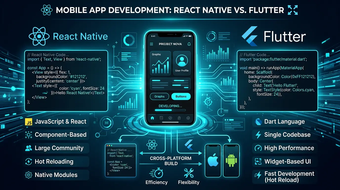 React Native vs Flutter in 2024
