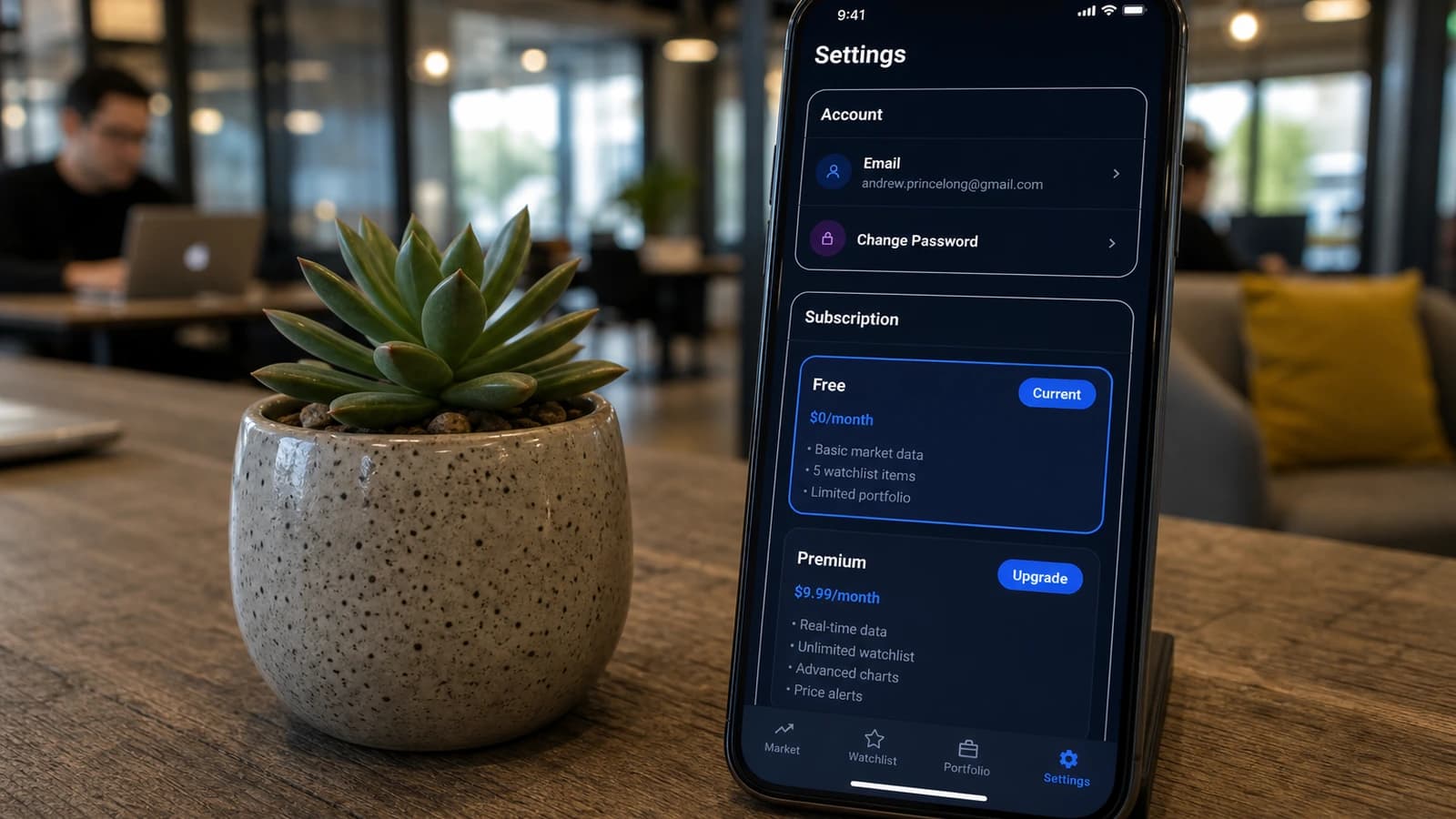 Crypto Markets & Portfolio SCREENS 6