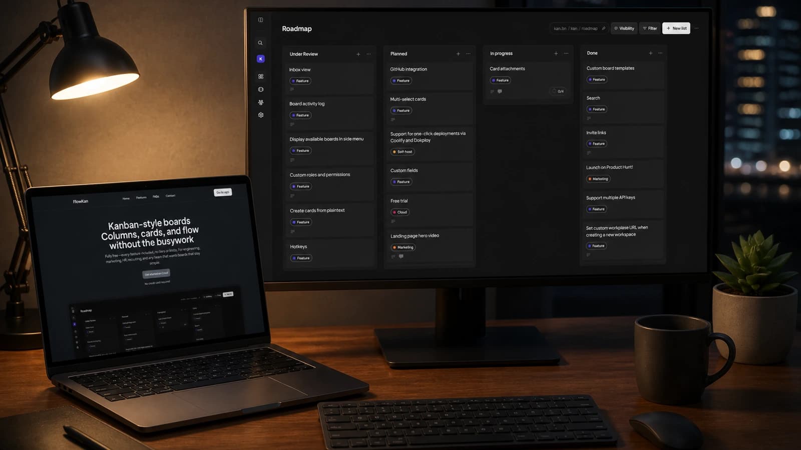 Roadmaps and workspaces