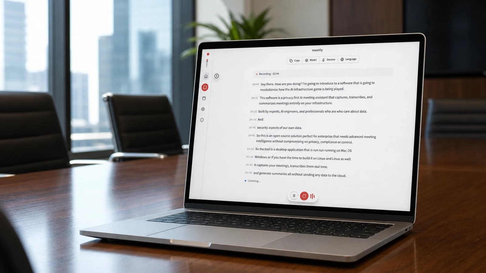 Local AI Meeting Assistant